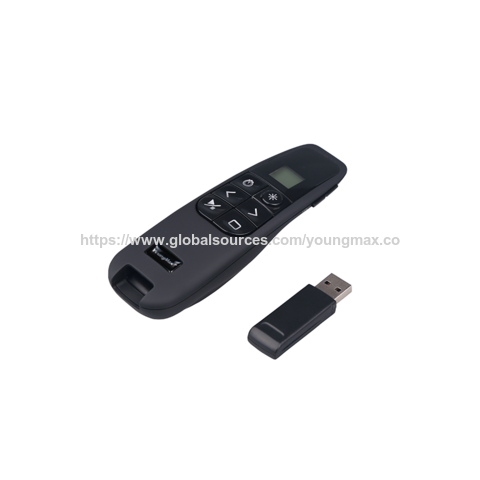 Présentateur sans Fil avec Pointeur Laser MP03 - Système de Télécommande sans Fil, Moule Privé