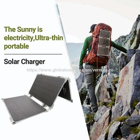 Precio de Fábrica, Calidad Garantizada, Fabricante y Precio al Por Mayor, Servicio OEM/ODM, Cargador de Panel Solar Plegable Portátil de 21W