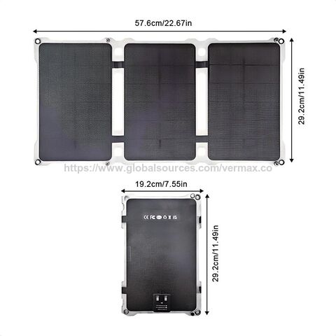 Precio de Fábrica, Calidad Garantizada, Fabricante y Precio al Por Mayor, Servicio OEM/ODM, Cargador de Panel Solar Plegable Portátil de 21W