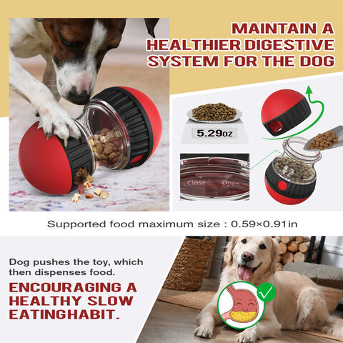 Fabricante Mayorista de Artículos para Mascotas - Dispensador de Golosinas para Perros con Ruedas, Éxito de Ventas en Amazon - Juguete de Entrenamiento y Rompecabezas de Alimentación Lenta