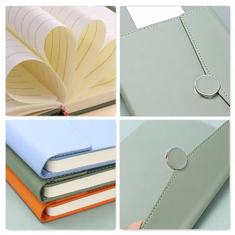 Ensemble de Carnets A5 de Luxe Personnalisés, Journal d'Affaires à Couverture Rigide avec Stylo en Cuir PU Premium pour Promotion de Remise de Diplôme