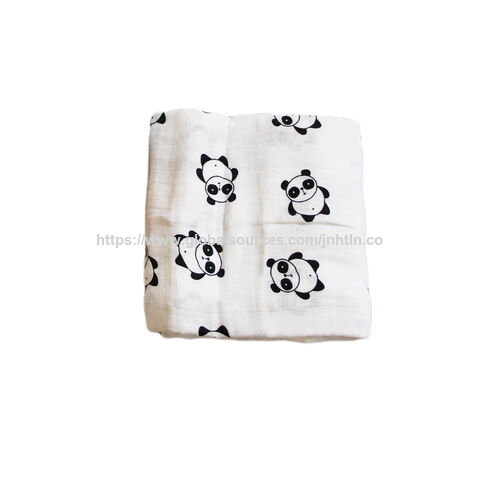 Super comfortable bamboo cotton baby blanket with various printing patterns welcome to customize