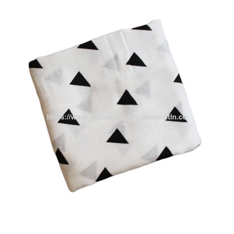 Super comfortable bamboo cotton baby blanket with various printing patterns welcome to customize