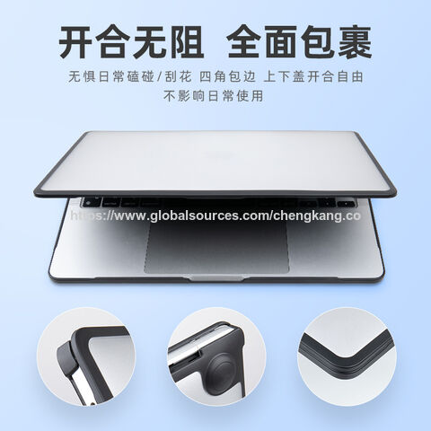 غطاء PC+TPU لجهاز MacBook، الشركة المصنعة، غطاء شفاف لجهاز MacBook Pro، غطاء نحيف لجهاز MacBook Air، ISO9001:2015