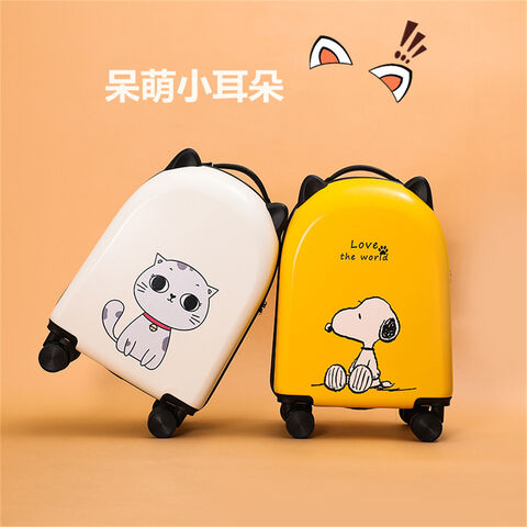 Vente en gros de valises trolley de voyage avec mot de passe, sac à bagages pour enfants de dessin animé