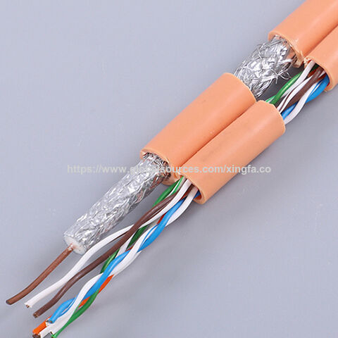 Cabo combinado RG6+CAT5e Figura 8 mais barato com CPR