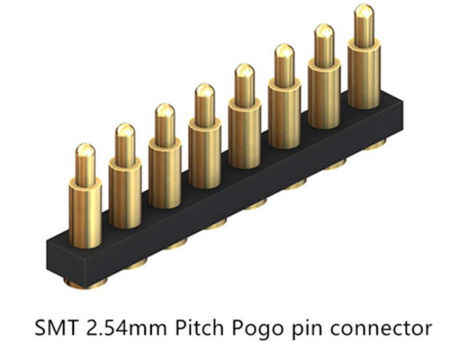 Spring Pin Array Connector Smt 2.54mm Pitch Pogo Pin Connector,pring-loaded Connectors,through ...