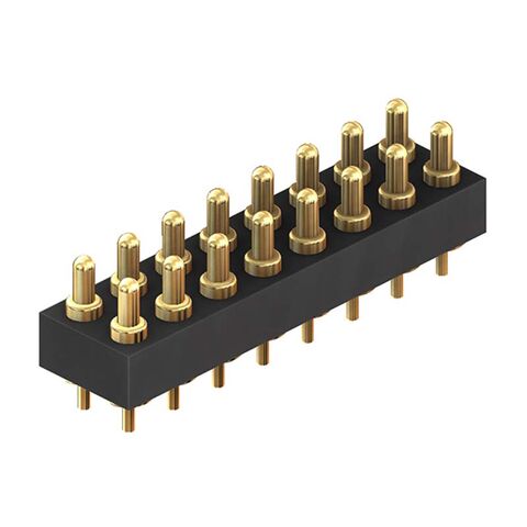 Connecteur Pogo Pin Pas de 2,54 mm, 1 Rangée, Connecteur Pogo Pin Personnalisé Nouveau