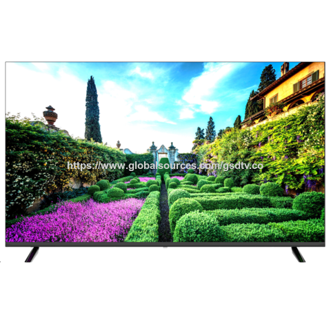 Fábrica de TV LED de 75 pulgadas 4K UHD Slim sin marco Modelo de TV digital inteligente TV de hotel Ahorro de energía solar Doble vidrio Nuevo modelo de monitor de TV