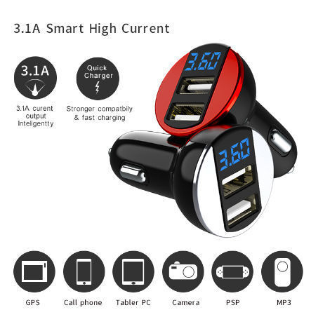 Amazon top seller 2020 ce fcc rohs certificate wireless car charger adapter supplier