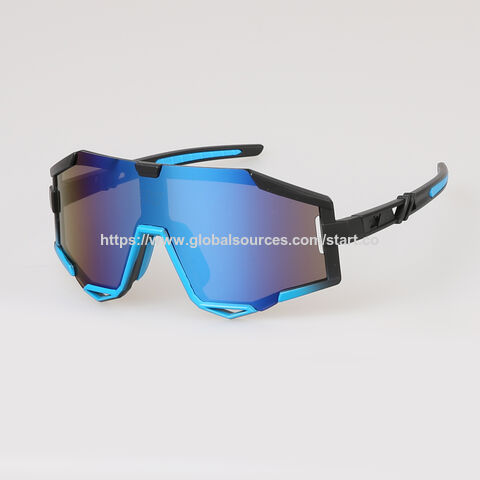 Neue Sport-Sonnenbrille, Kunststoffrahmen, UV 400 Schutz, OEM-Bestellungen willkommen, CE-, FDA-geprüft.
