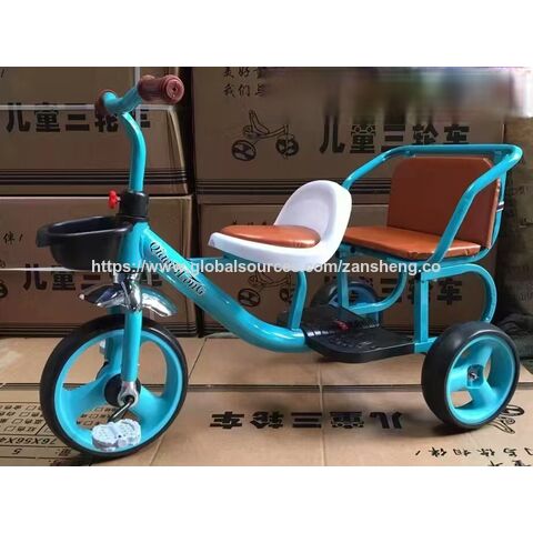Triciclo Infantil Triciclo Gemelos Compre Triciclo Doble Barato De