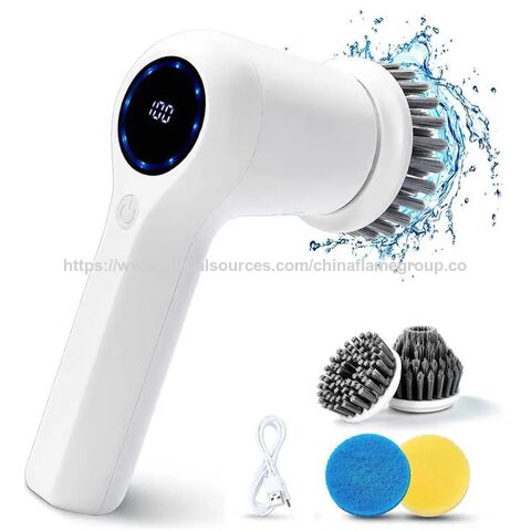 Nouveau 4 en 1 Exfoliant Visage Électrique Nettoyant Facial Brosse Nettoyante Sonique Rotative en Silicone pour les Pores