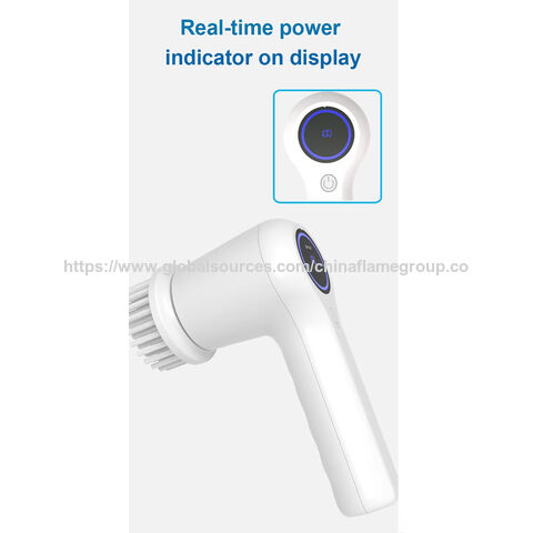 Nouveau 4 en 1 Exfoliant Visage Électrique Nettoyant Facial Brosse Nettoyante Sonique Rotative en Silicone pour les Pores