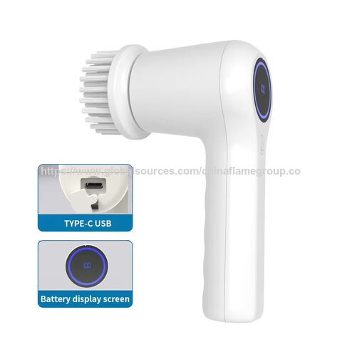 Nouveau 4 en 1 Exfoliant Visage Électrique Nettoyant Facial Brosse Nettoyante Sonique Rotative en Silicone pour les Pores