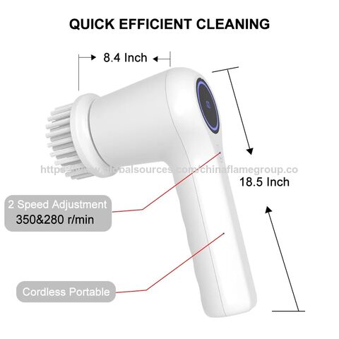 Nouveau 4 en 1 Exfoliant Visage Électrique Nettoyant Facial Brosse Nettoyante Sonique Rotative en Silicone pour les Pores