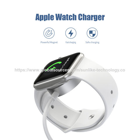Carregador Sunlike para Apple Watch, módulo original Apple, carregamento rápido de 5W para Apple Watch, ideal para viagens
