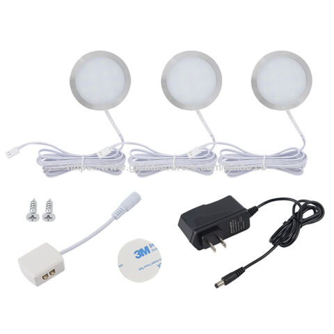 Lampe LED pour Armoire DC12V 12 Pièces Ultra-Mince Intelligente pour Armoire Électrique