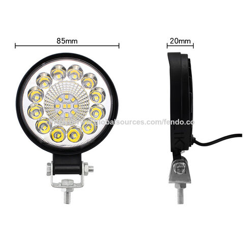 3 Zoll 22 LED Runde Arbeitsleuchte Mini Motorrad Off Road Modifizierte Scheinwerfer 12-24V