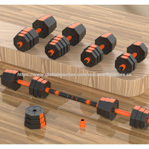 Mancuernas Octogonales al por Mayor para Hombre, Relleno de Cemento, Tuerca Autoajustable que no se Afloja, Ajustable 10/15/20/30/40kg