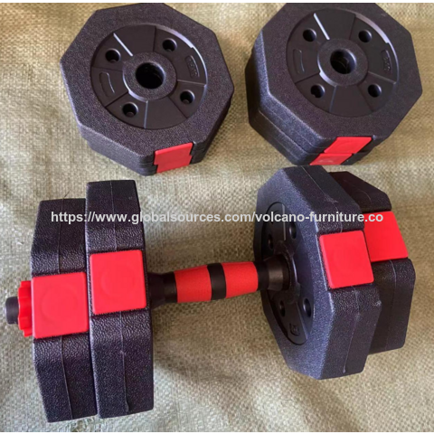 Mancuernas Octogonales al por Mayor para Hombre, Relleno de Cemento, Tuerca Autoajustable que no se Afloja, Ajustable 10/15/20/30/40kg