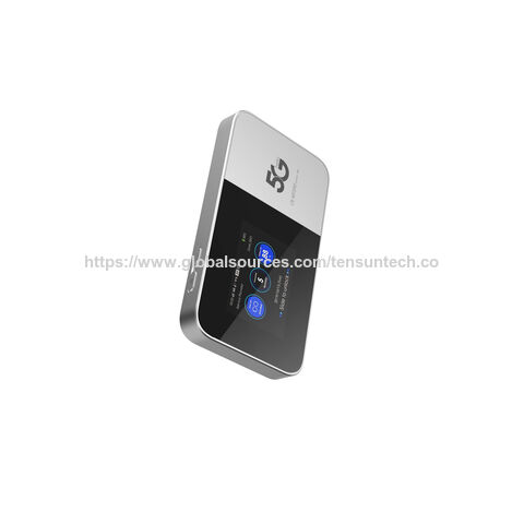 Unisoc Powered 5G Pocket Router with Wi-Fi 6, 9000mAh Battery, and Multi-Band Support for Seamless Global Roaming,with Power bank