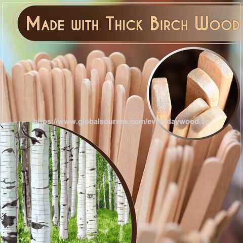 Revolvedores de Café de Madera de Abedul 100mm Ecológicos Sostenibles Desechables con Logo Personalizado para Cafetería y Uso Doméstico