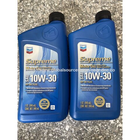 Chevron Synthetic Blend Sae 5w-20 Motor Oil - 1 Quart Bottle