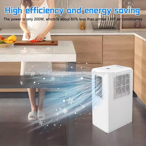 Innovador mini aire acondicionado 2025, sin aire caliente, sin manguera de escape, enchufar y usar directamente. Ideal para climatización de espacios pequeños.