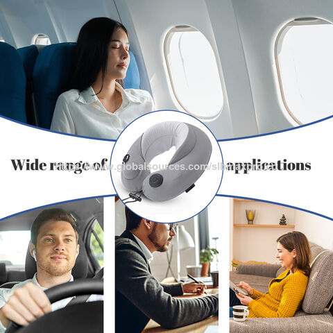 Masseur de Nuque Ergonomique Chauffant avec Pétrissage Shiatsu 3D et Vibration Réglable pour Maison, Bureau et Voyage. Certification CE ROHS.