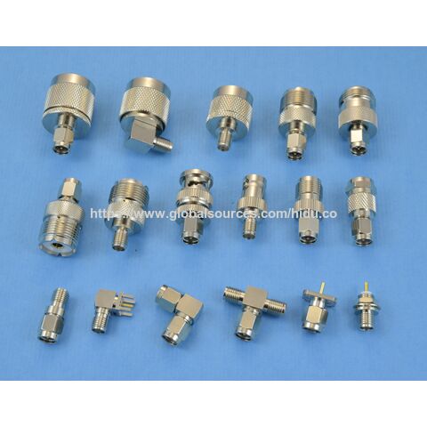 SMA Stecker auf Mini-UHF Buchse (vernickelt) HF-Adapter HF-Steckverbinder HF-Koaxialsteckverbinder