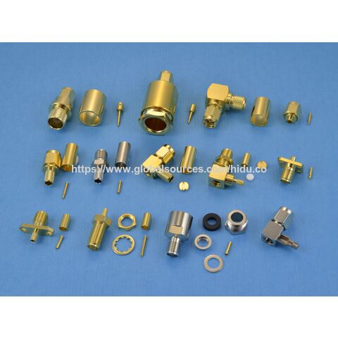 SMA Stecker auf Mini-UHF Buchse (vernickelt) HF-Adapter HF-Steckverbinder HF-Koaxialsteckverbinder