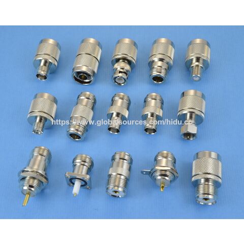 SMA Stecker auf Mini-UHF Buchse (vernickelt) HF-Adapter HF-Steckverbinder HF-Koaxialsteckverbinder