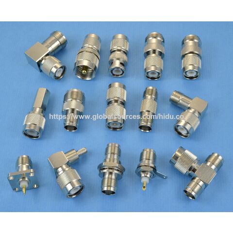 SMA Stecker auf Mini-UHF Buchse (vernickelt) HF-Adapter HF-Steckverbinder HF-Koaxialsteckverbinder