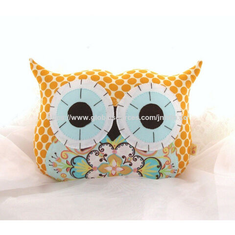 Funda de Cojín con Estampado de Búho de Algodón, Diseños Variados Disponibles, Ideal para Promociones