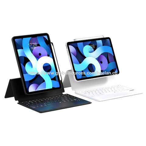 Funda Mágica para Teclado 360 de Alta Calidad 2025, Carcasa Magnética, Teclado Inalámbrico Retroiluminado para iPad