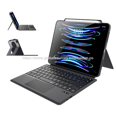 Funda Mágica para Teclado 360 de Alta Calidad 2025, Carcasa Magnética, Teclado Inalámbrico Retroiluminado para iPad