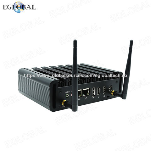Mini PC al por mayor 10th Core I3 10110U 2*LAN 2*COM 2*HD DP Pantalla 16GB DDR4 RAM M.2 SSD 256GB PC industrial robusto Barebone