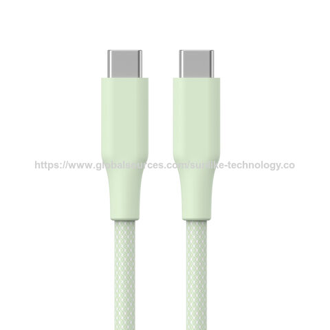 Pabrik OEM ODM, Kabel Tipis Sunlike, Plug Ramah Casing, USB 2.0, PD60W, 480Mbps, untuk Pengisian Daya Ponsel dan Transfer Data, Warna Baru