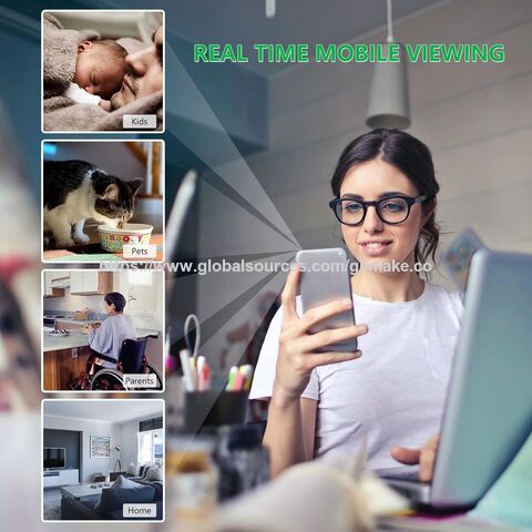 Wireless Spy Camera with Night Vision & Motion Detection | 1080P HD Hidden Cam, Magnetic Mount, Cloud/SD Storage, Real-Time Alerts