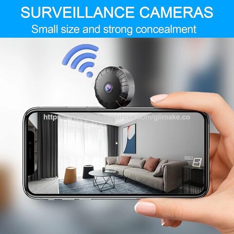 Wireless Spy Camera with Night Vision & Motion Detection | 1080P HD Hidden Cam, Magnetic Mount, Cloud/SD Storage, Real-Time Alerts