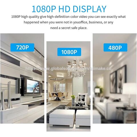 Wireless Spy Camera with Night Vision & Motion Detection | 1080P HD Hidden Cam, Magnetic Mount, Cloud/SD Storage, Real-Time Alerts