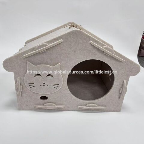 Cama de Feltro para Gatos com Preço de Fábrica, Caverna para Cães, Casa para Gatinhos, Móveis para Animais de Estimação, Ninho para Gatos