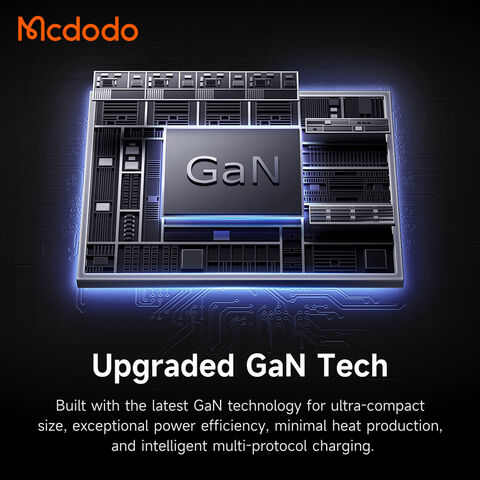 Mcdodo 102 Chargeur Rapide GaN Double USB-C 45W avec Prise US, Ultra Slim & Portable, Certification FCC pour MacBook, iPhone, Samsung