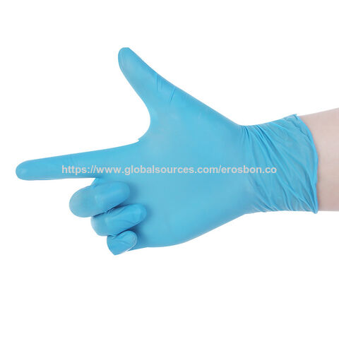 Gants jetables en nitrile synthétique, Gants jetables en nitrile, Gants d'examen, Utilisation non stérile pour les soins de santé et la manipulation des aliments, OEM