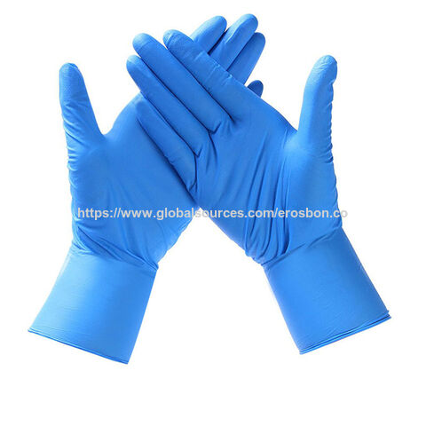 Gants jetables en nitrile synthétique, Gants jetables en nitrile, Gants d'examen, Utilisation non stérile pour les soins de santé et la manipulation des aliments, OEM