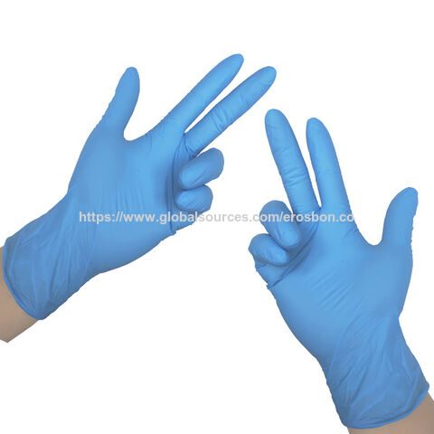 Gants jetables en nitrile synthétique, Gants jetables en nitrile, Gants d'examen, Utilisation non stérile pour les soins de santé et la manipulation des aliments, OEM
