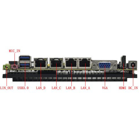 Elsky Mini ITX Motherboard M678SE 6th i3-6100U 7th i5-7200U 8th i7-7500U Prozessor mit 32GB DDR4 RAM für Embedded Control Systeme
