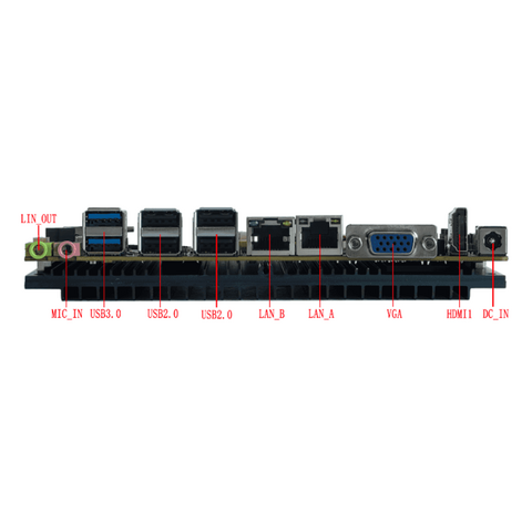 Elsky Mini ITX Motherboard M678SE 6th i3-6100U 7th i5-7200U 8th i7-7500U Prozessor mit 32GB DDR4 RAM für Embedded Control Systeme