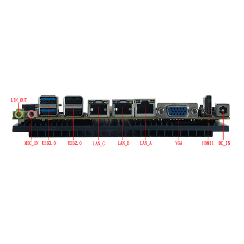 Elsky Mini ITX Motherboard M678SE 6th i3-6100U 7th i5-7200U 8th i7-7500U Prozessor mit 32GB DDR4 RAM für Embedded Control Systeme